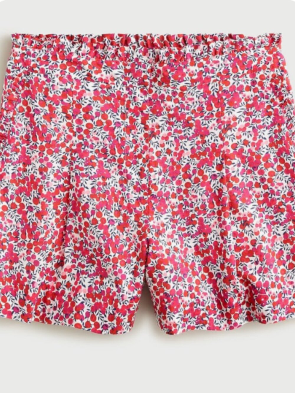 J.CREW Ruffle short in Liberty Wiltshire print size 4